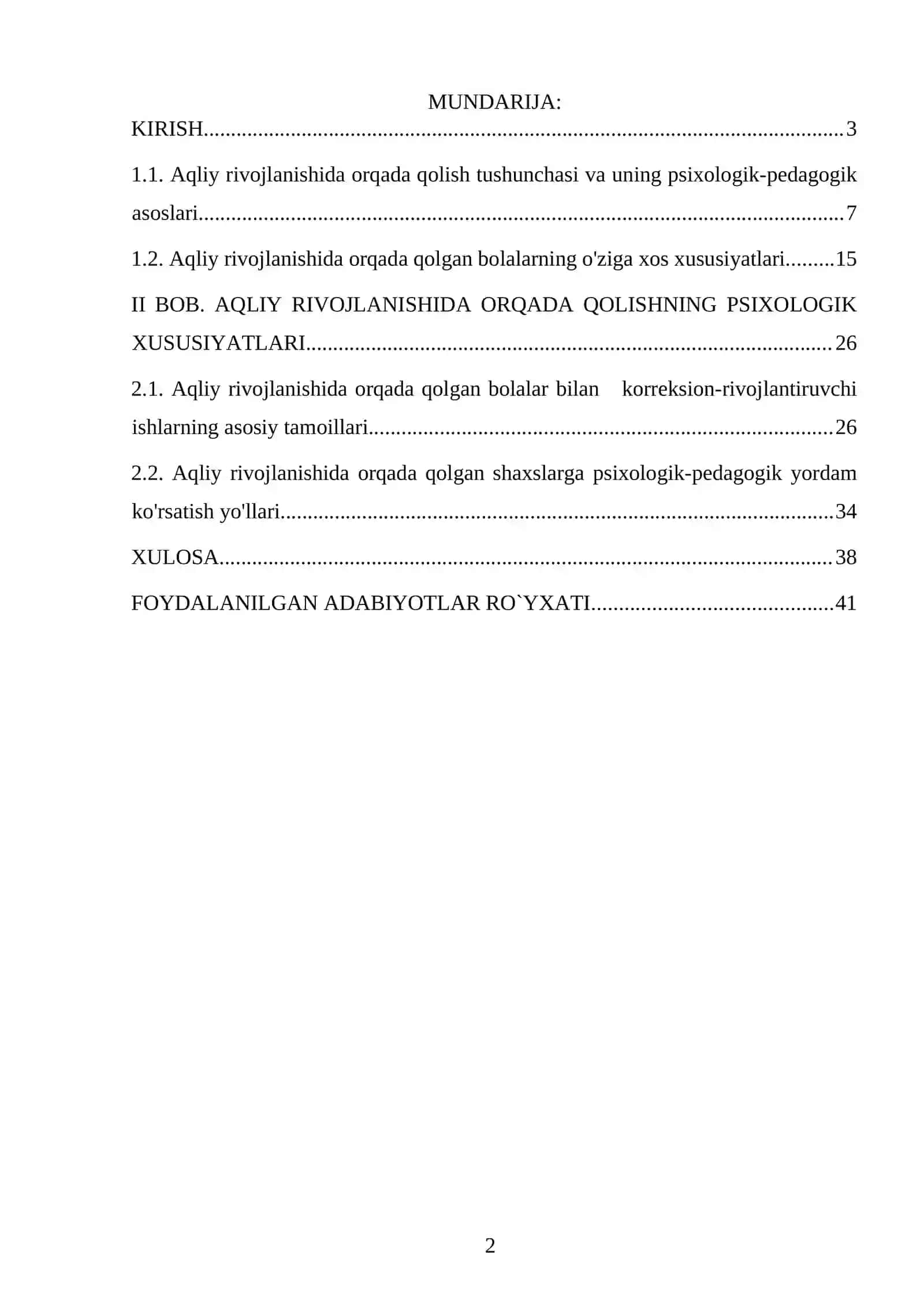 Aqliy rivojlanishda orqada qolishning psixologik xususiyatlari 2