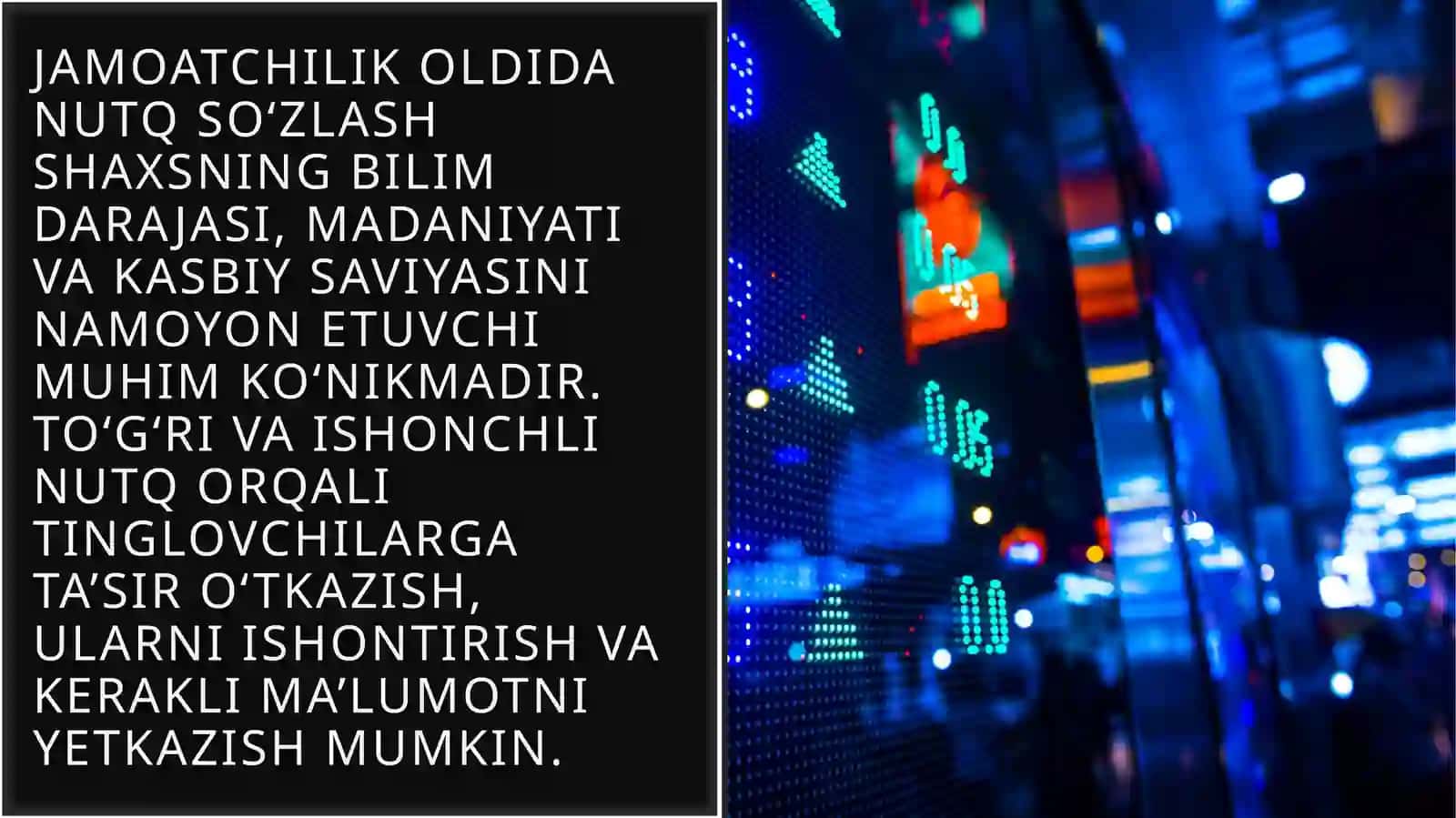 jamoatchilik oldida ishonch bilan to'g'ri nutq so'zlash 2