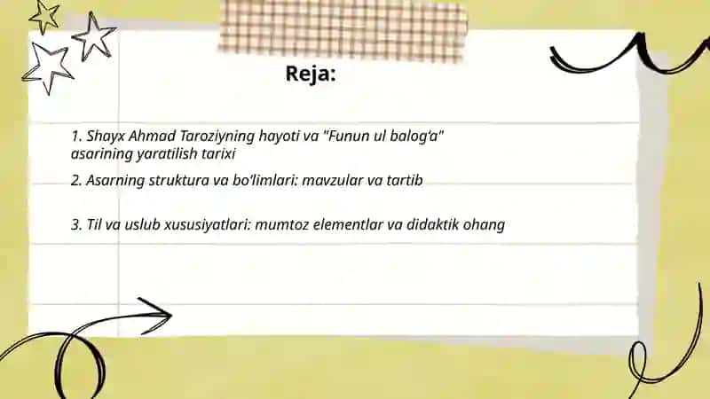 Funun ul Balog‘a 2