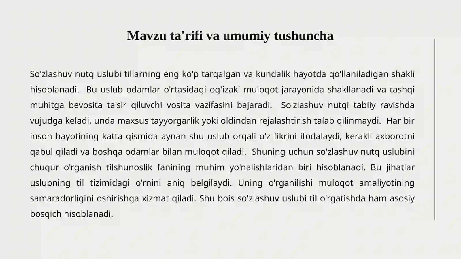 SO'ZLASHUV NUTQ USLUBI 2