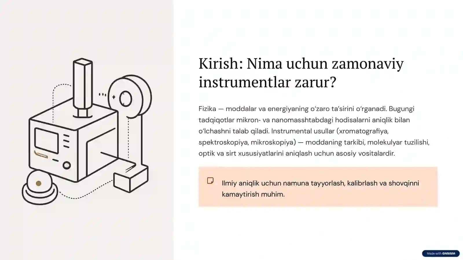 Fizikaning zamonaviy tadqiqot usullari — boshlang‘ich ma’lumotlar 2