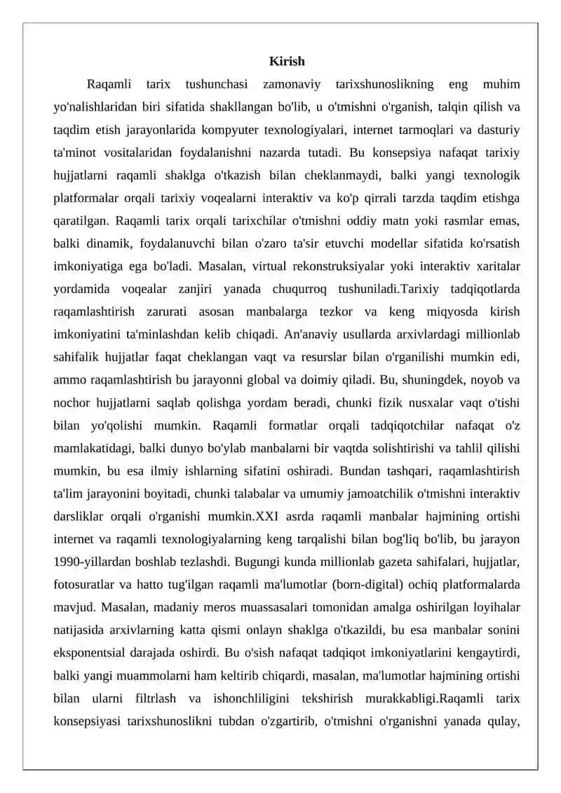 Raqamli tarix konsepsiyasi 2