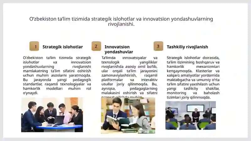Maktabgacha ta'lim rivojlanishning taraqqiyot tendensiyalari 2