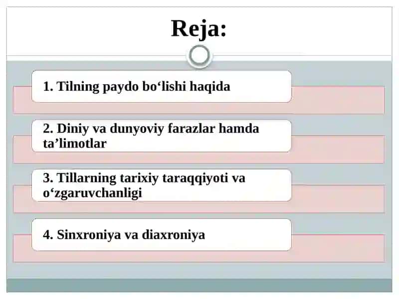 Tillarning paydo bo‘lishi va taraqqiyoti 2
