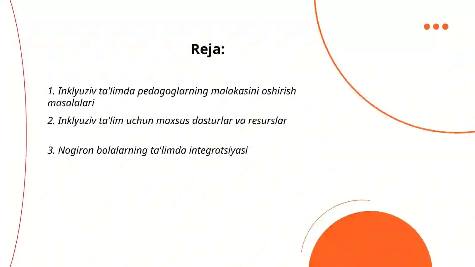 Inklyuziv taʼlim muammolari 2