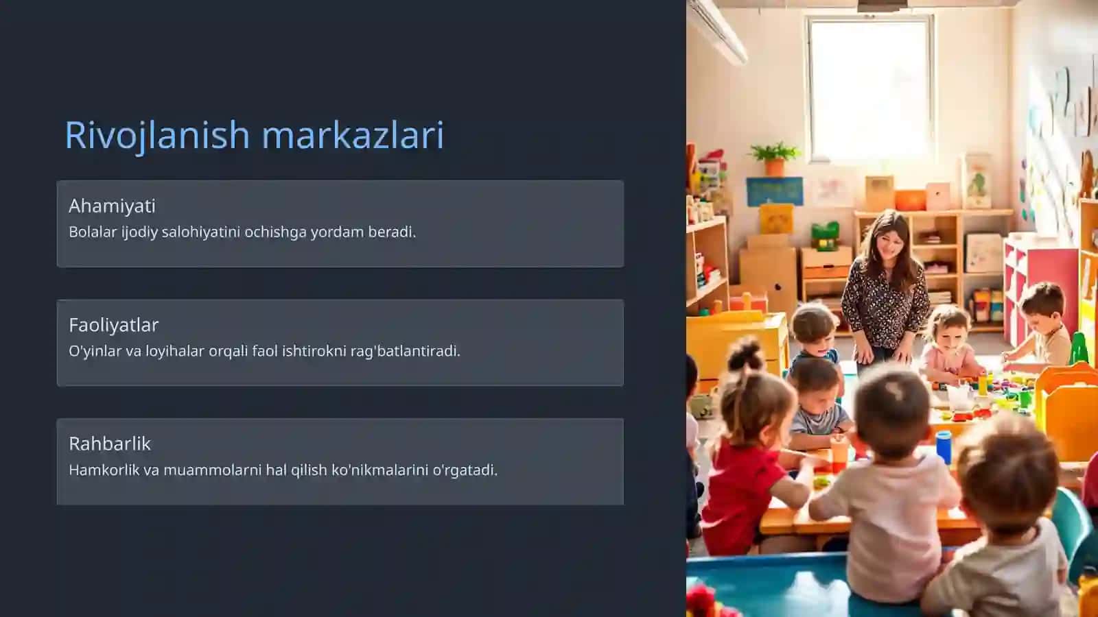 MTT tarbiyachisi rivojlanishi xaritasi 2