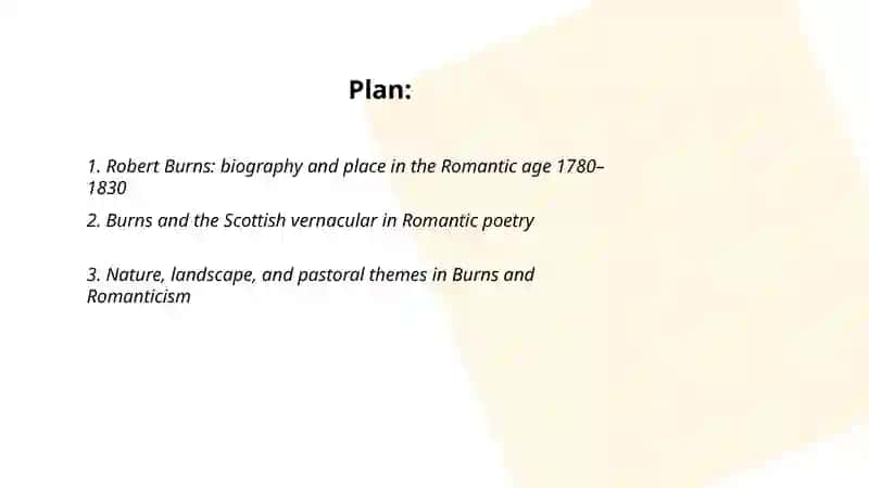 The Romantic Age in English Literature 1780-1830 by Robert Burns 2
