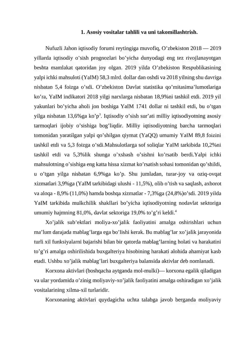 Asosiy Vositalar Tahlili 2