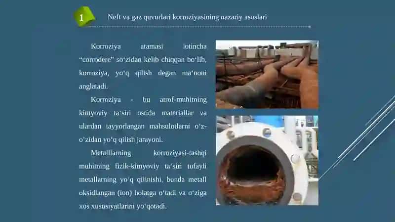 Korroziya, uning turlari va korroziyadan himoya qilish metodlari 2