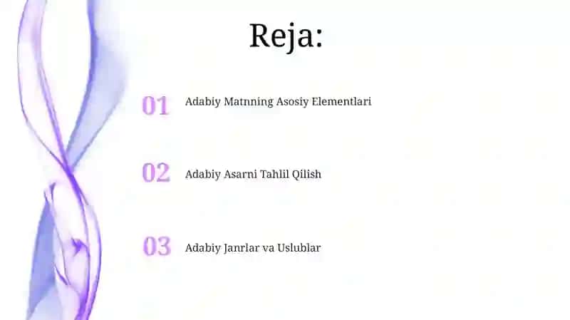 Adabiy Matnning Asosiy Elementlari 2