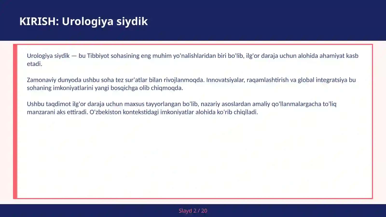 Urologiya siydik 2