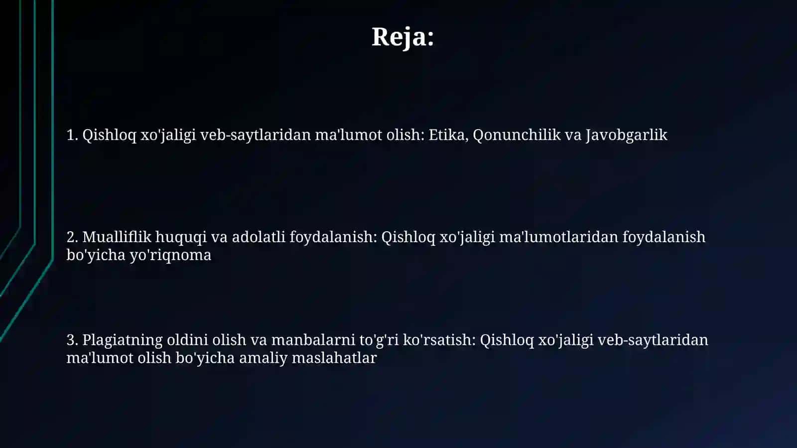 Internetda qishloq xoʻjaligiga oid veb manzillar va ulardan axborotlarni koʻchirish 2