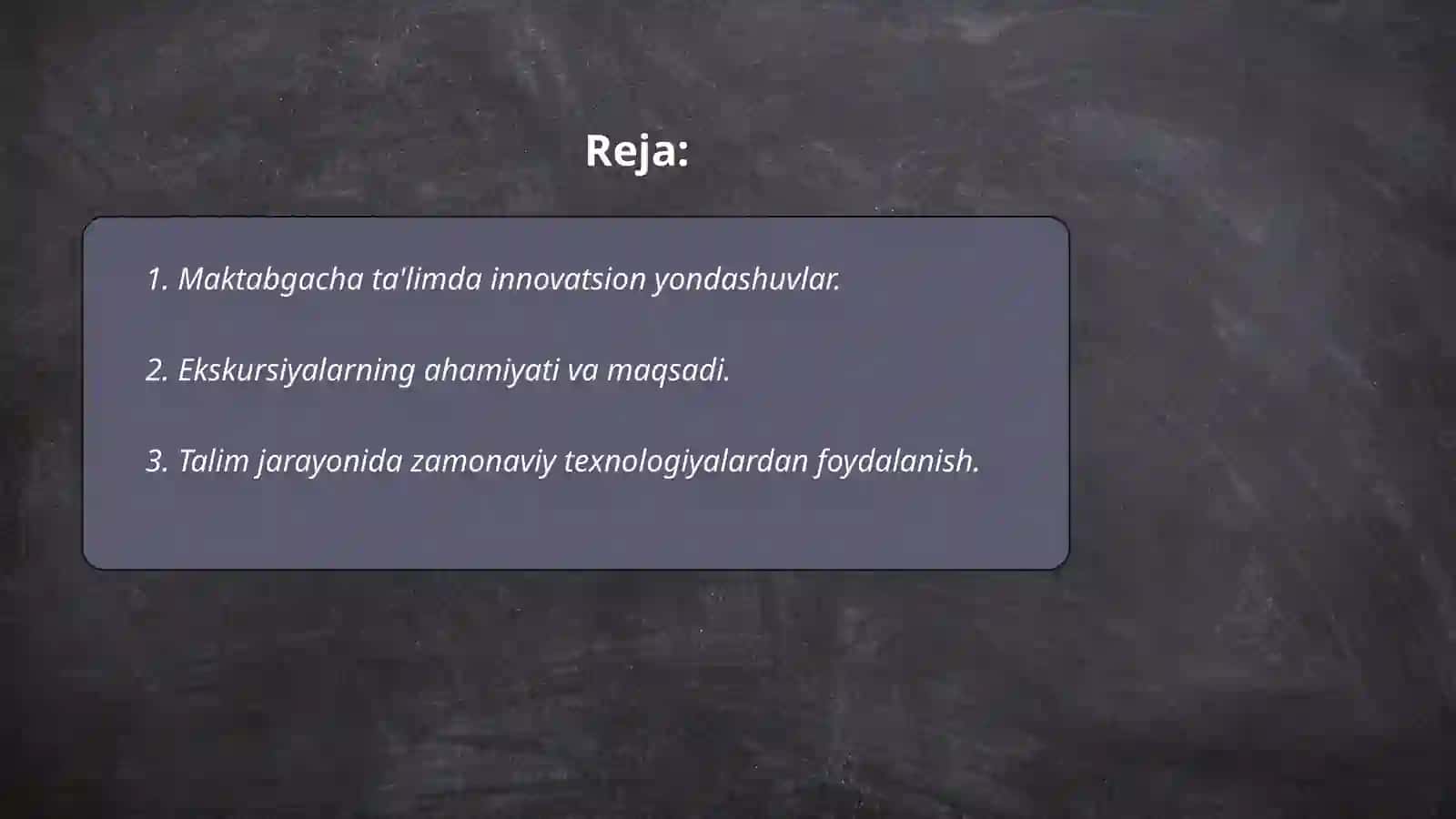Maktabgacha ta'lim tashkilotlarida talim shakli Mashgulotga tarbiyachining inovatsion yondashuvi 2