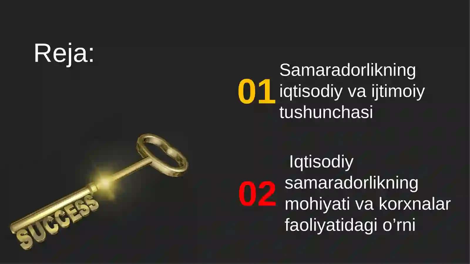 Samaradorlikning iqtisodiy va ijtimoiy tushunchasi 2