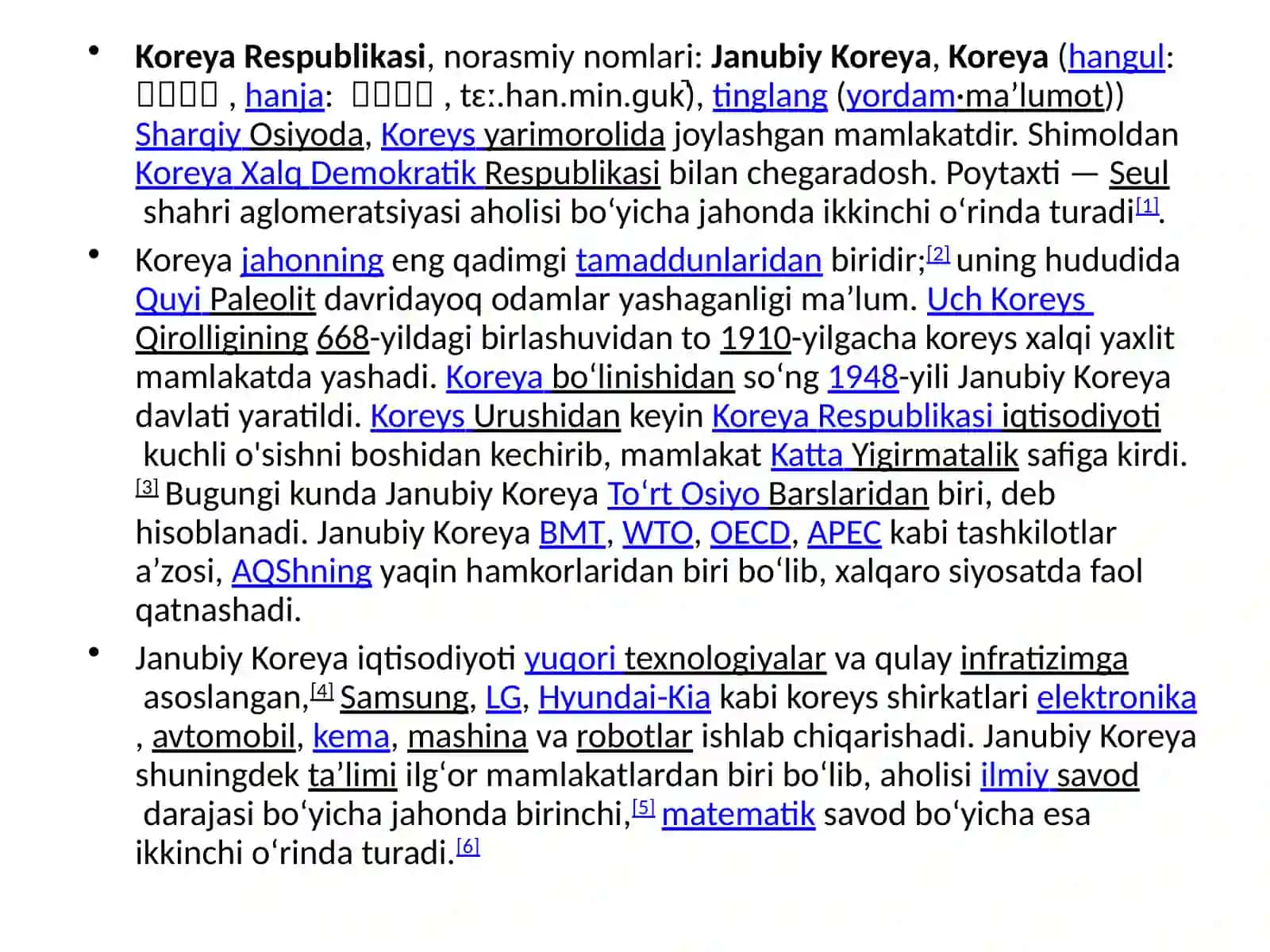 Koreya RespublikasiAmaliymashg’ulot2 2