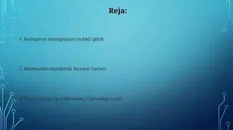 Matematika Darslarida Nazorat Turlari 2