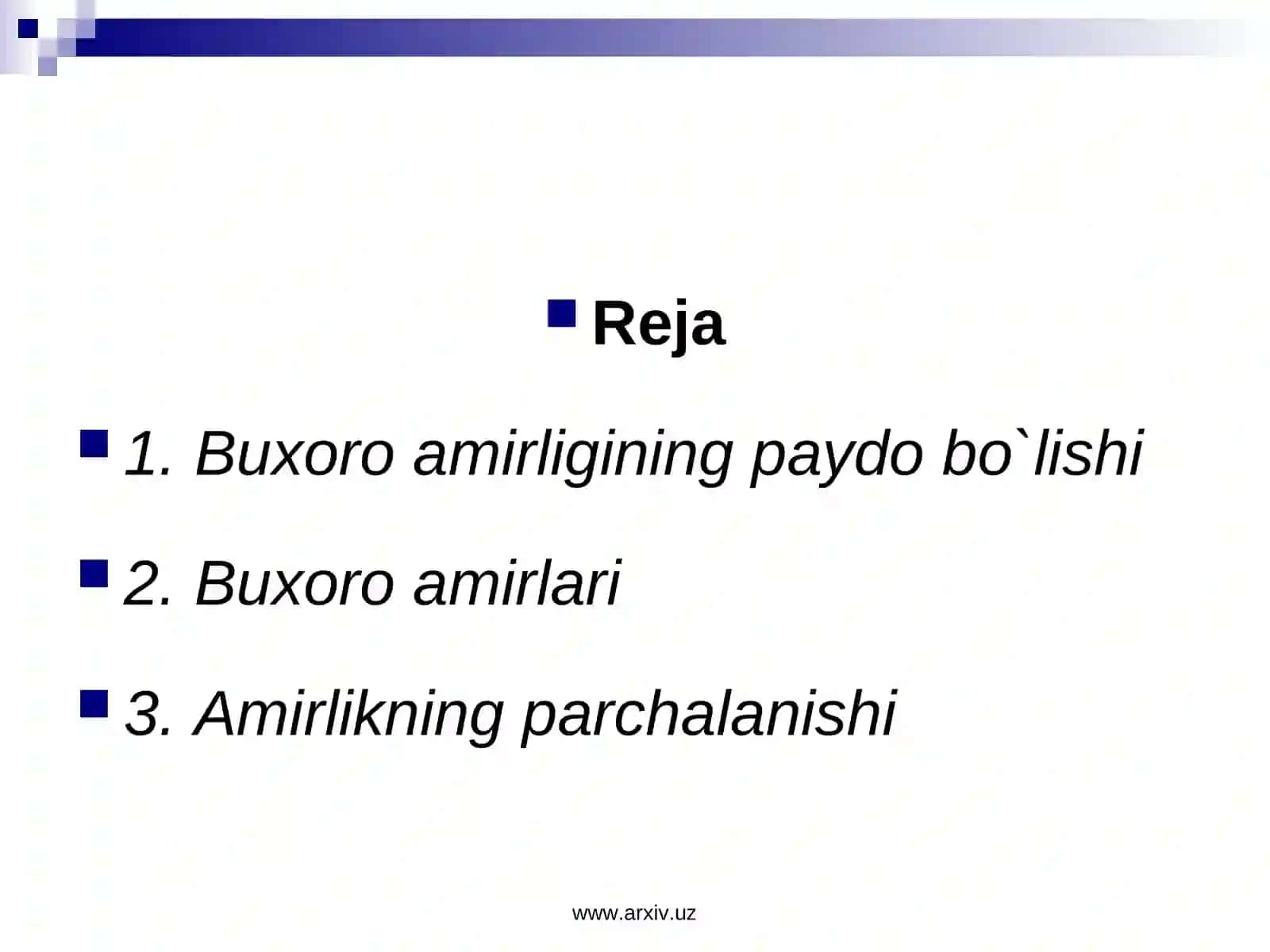 Buxoro amirligi 2