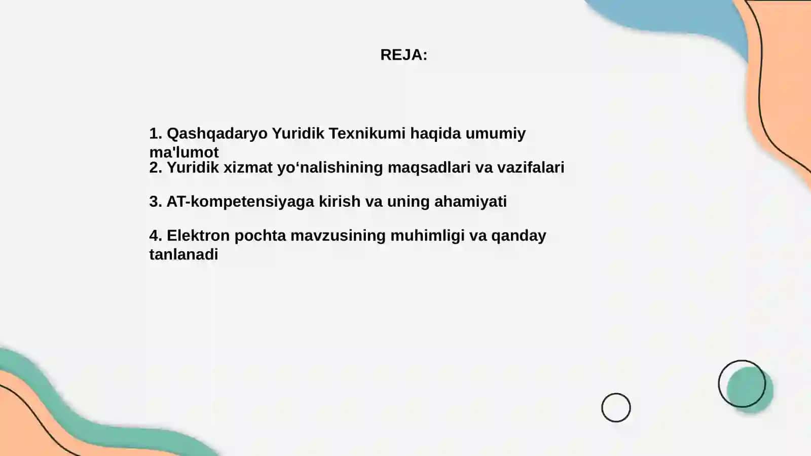 Elektron pochta mavzusining muhimligi 2