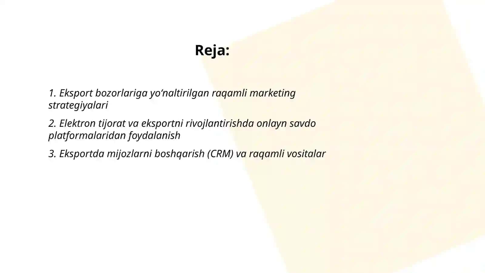 Korxonalarda eksport salohiyatini oshirishda innovatsion marketing texnologiyalaridan samarali foydalanish 2
