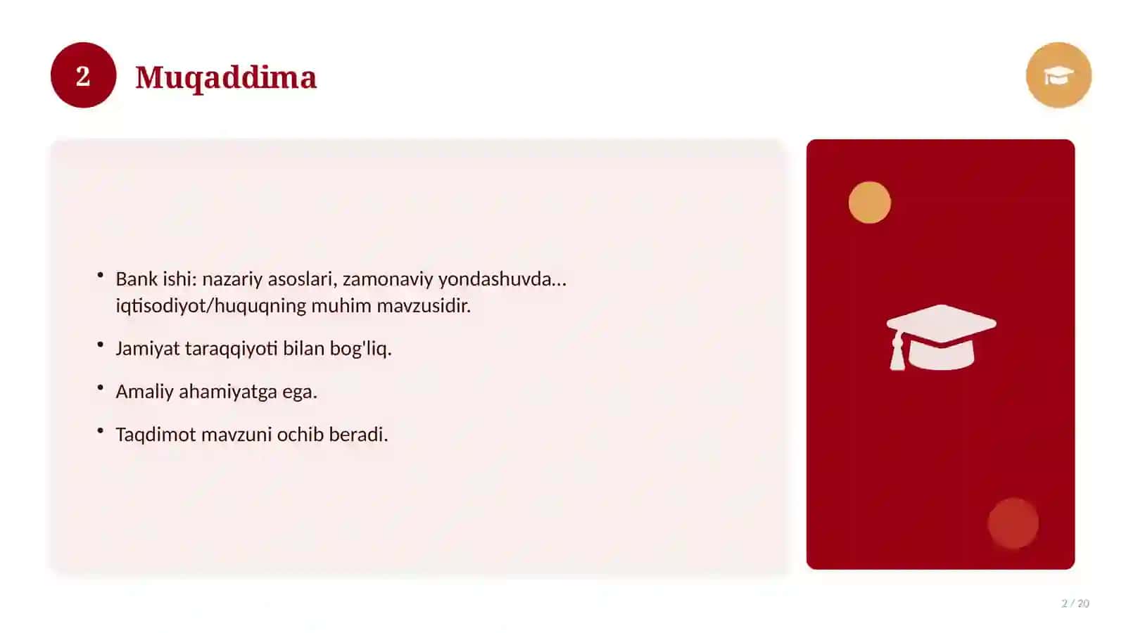Bank ishi: nazariy asoslari, zamonaviy yondashuvda 2