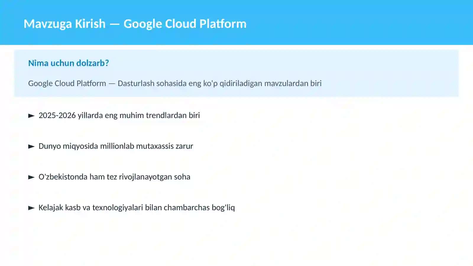 Google Cloud Platform 2