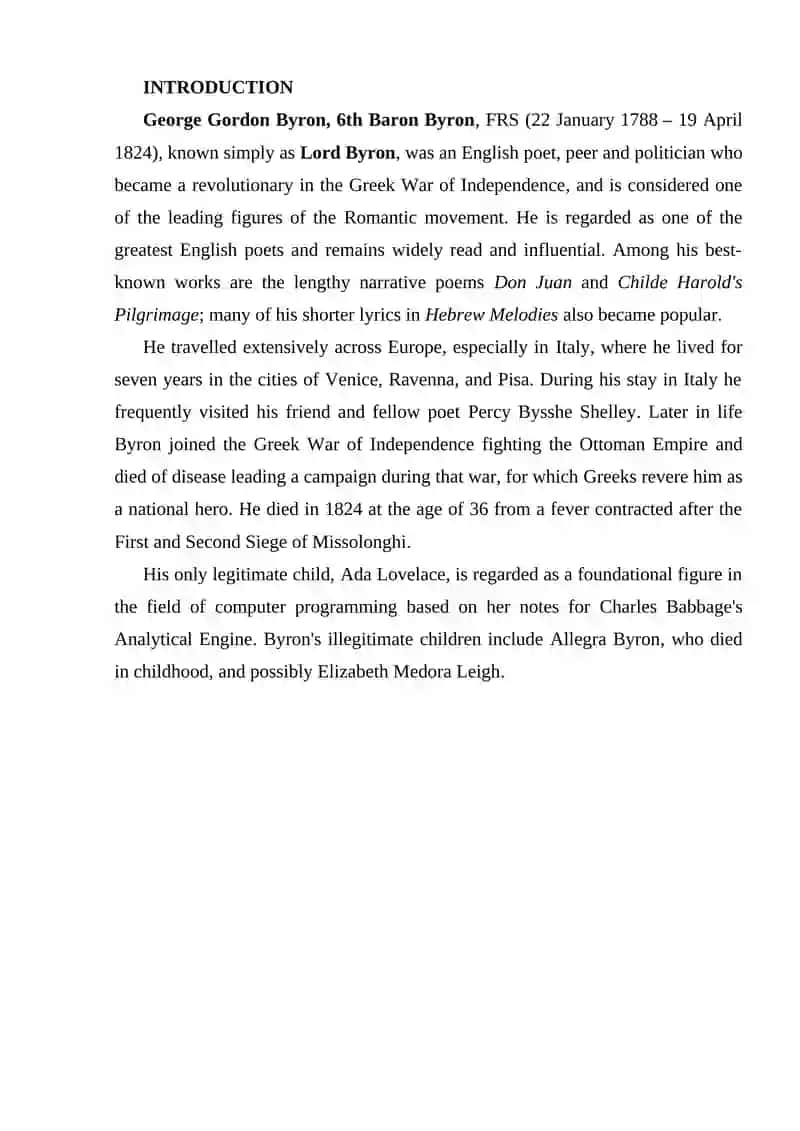 George Gordon Byron and oriental motives in his poetry 2