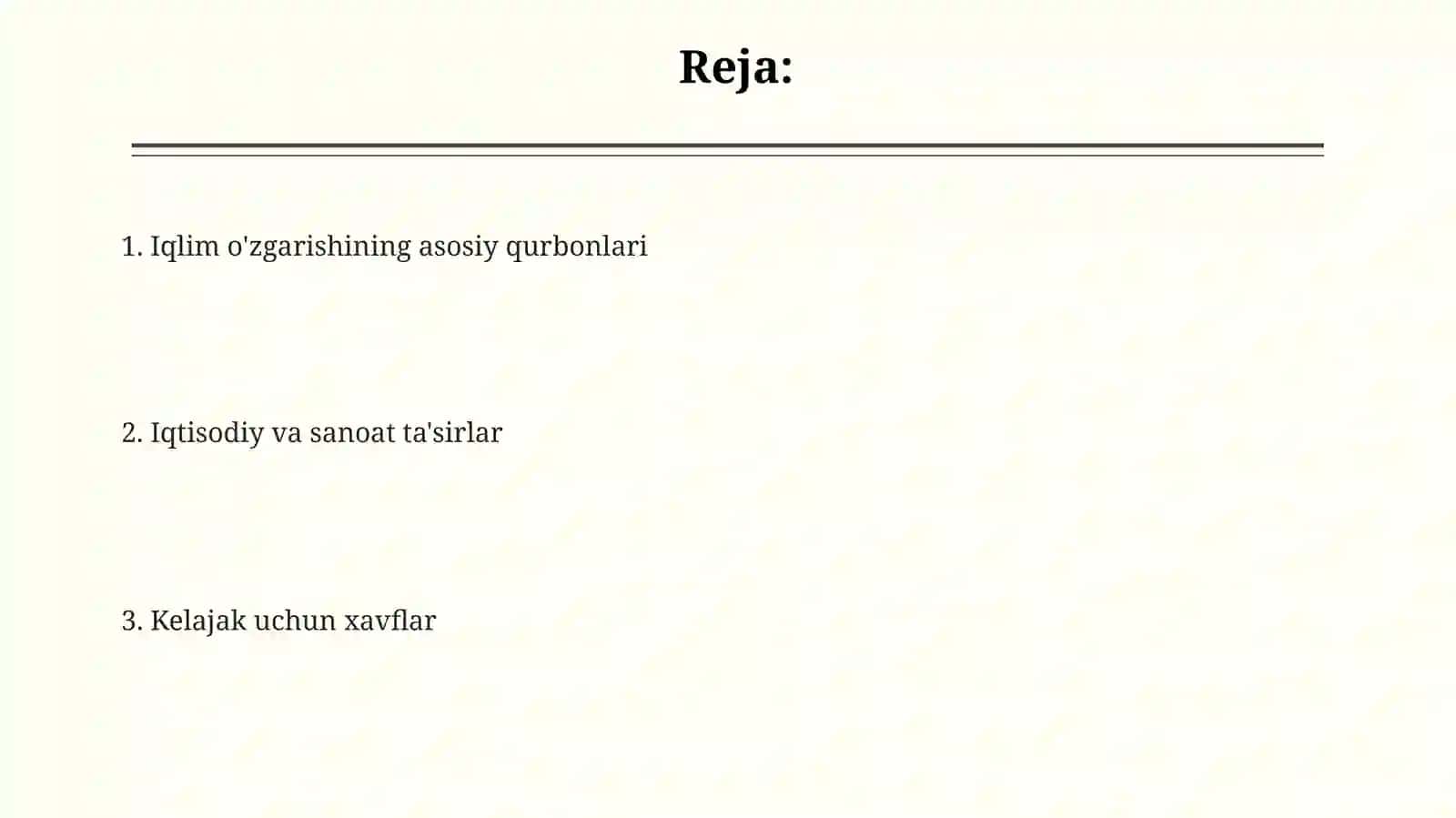 Iqlim oʻzgarishi kimga "qimmatgatushyapti"? 2
