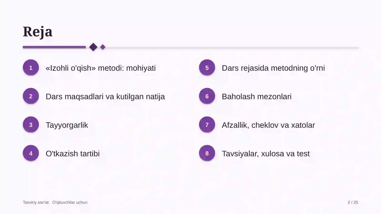 tasviriy san'at darslarida izohli o'qish metodidan foydalanish 7261 2