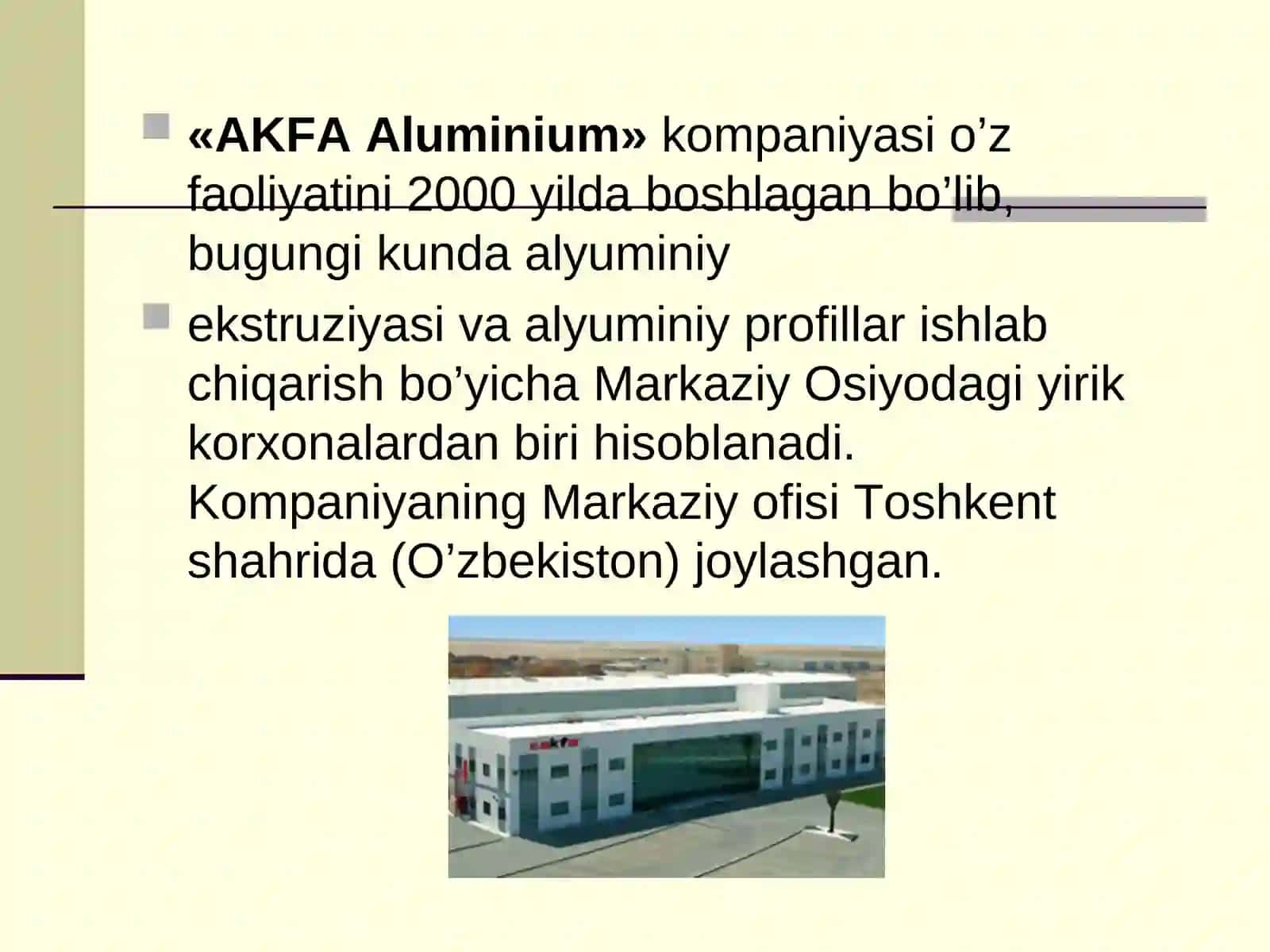 AKFA Aluminium 2