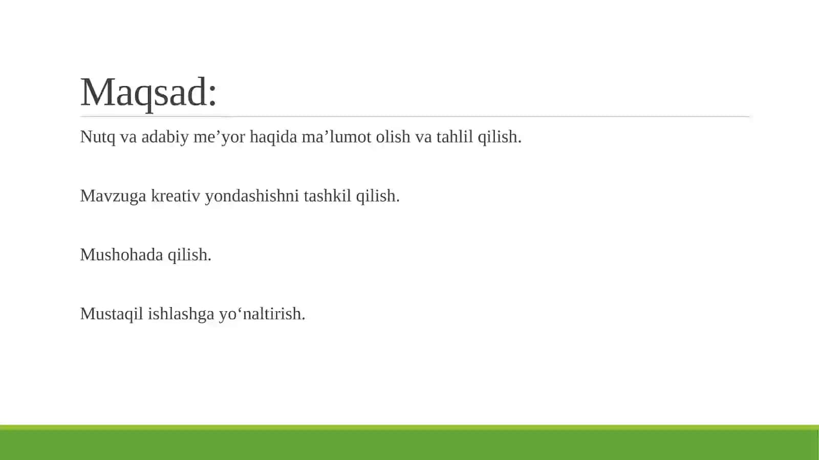 O‘zbek Tilining Sohada Qo‘llanishi 2