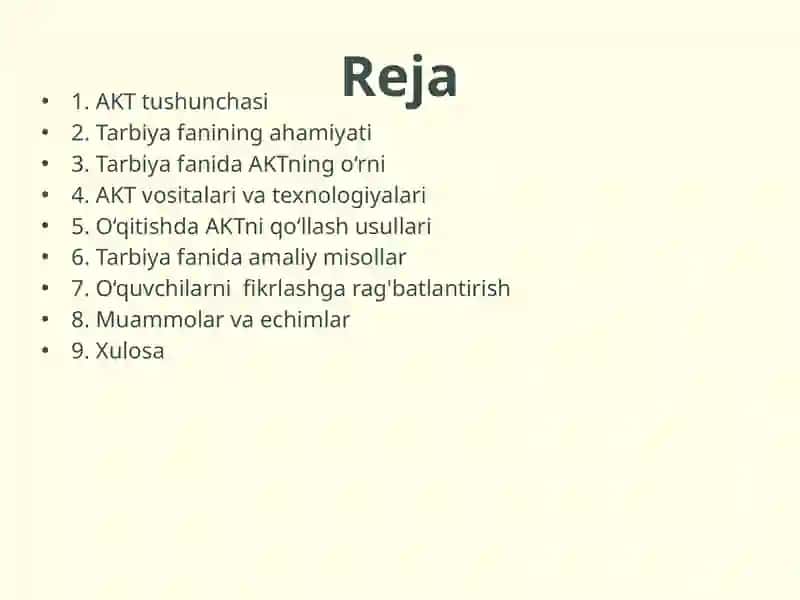 AKT tushunchasi 2