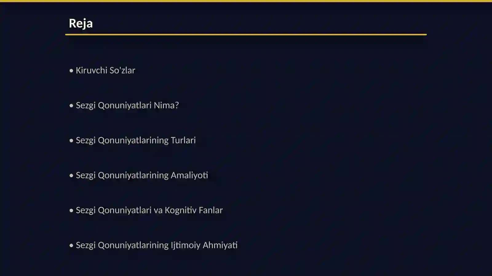 Sezgi Qonuniyatlari: Teoriyalar va Amaliyot 2