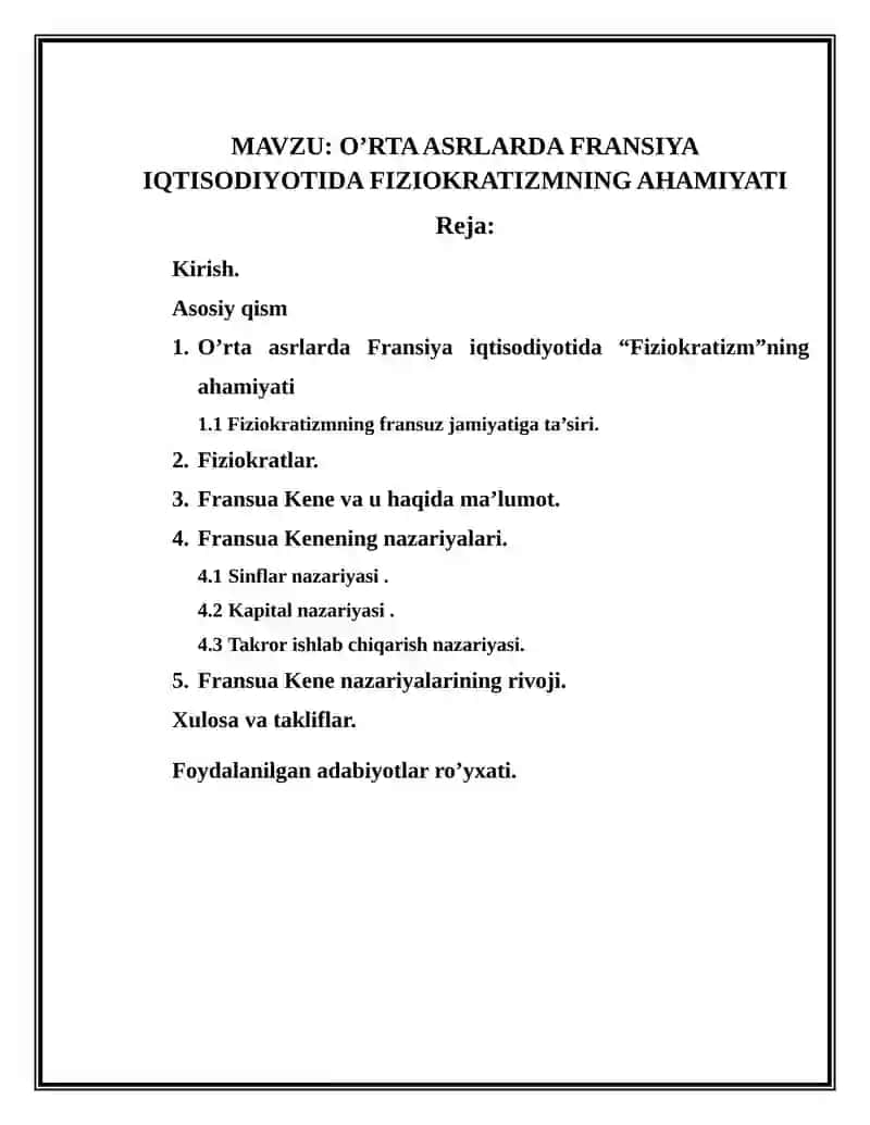 Maviriva Mavudanining iqtisodiy ta’limotlar tarixi 2