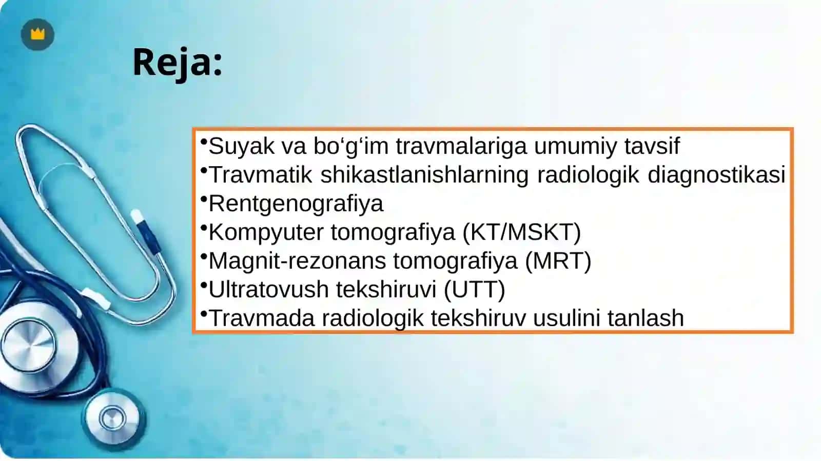 Suyak va bo‘g‘imlarning travmatik shikastlanishi 2