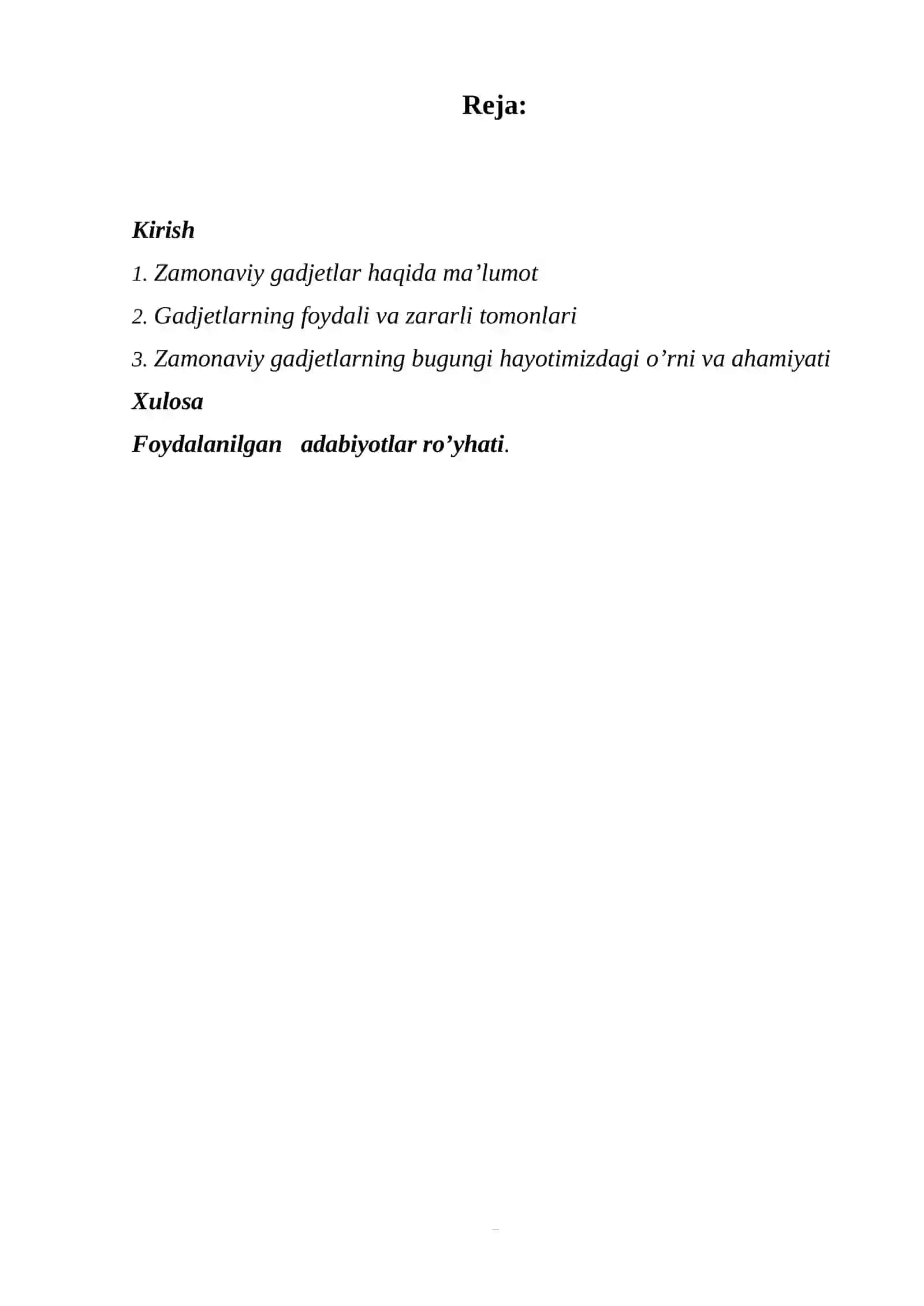 Zamonaviy Gadjetlar. Foyda va Zararlari 2