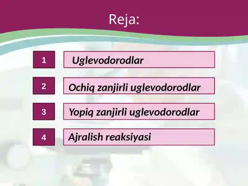 Organik birikmalar 2