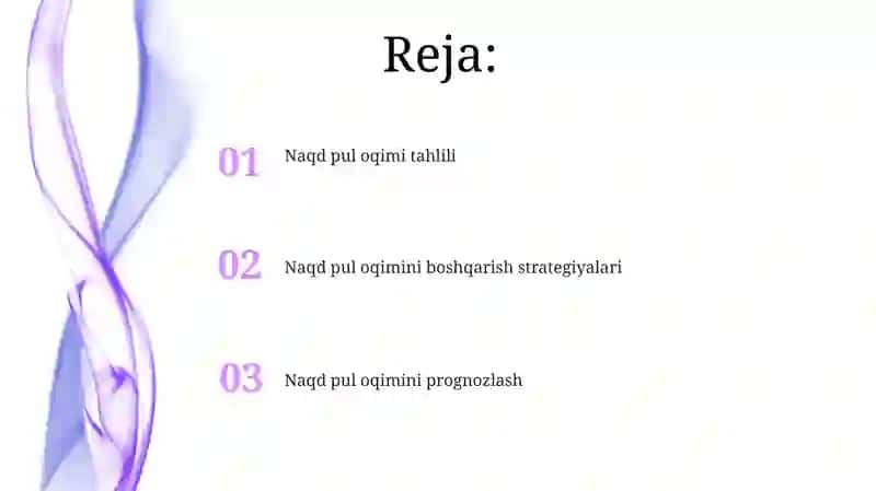 Moliyaviy oqimlar 2