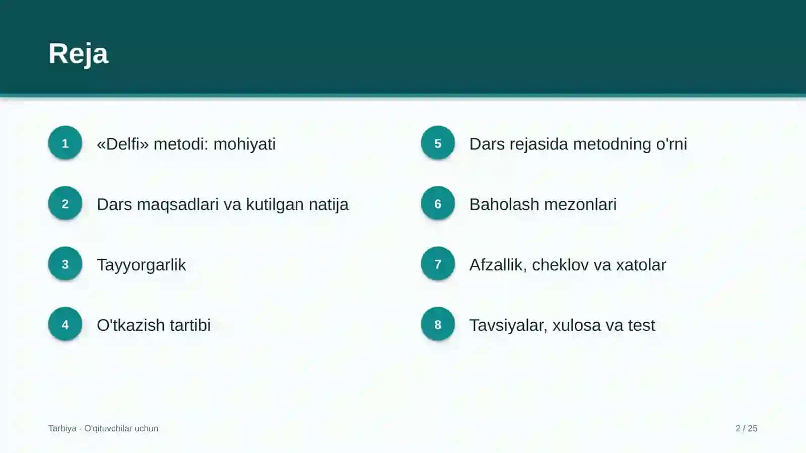 tarbiya darslarida delfi metodidan foydalanish 7567 2