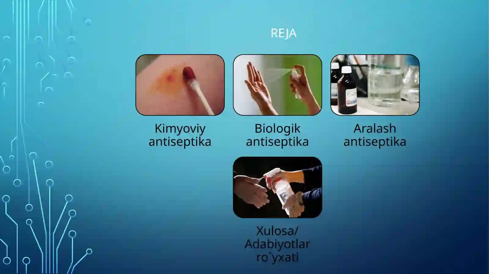 Kimyoviy, biologik va aralash antiseptika usullari 2