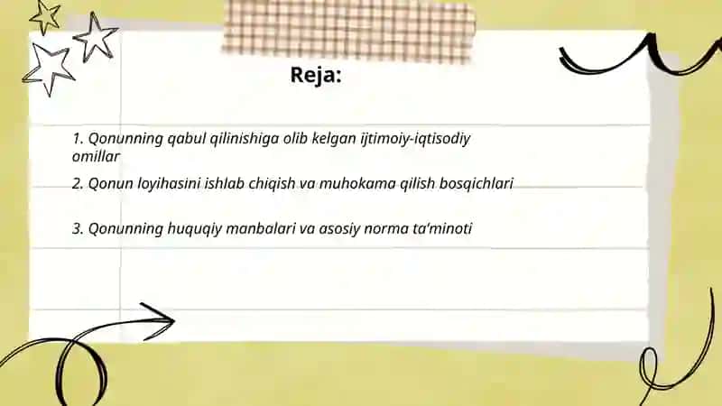 "Talim to'g'risida"gi Qonunning tuzishilishi va umumiy mohiyati 2