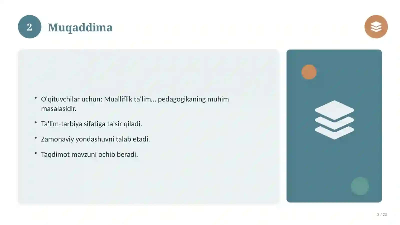 Mualliflik ta'lim texnologiyasi - samaradorligi tahlili (Metodik qo'llanma) 2