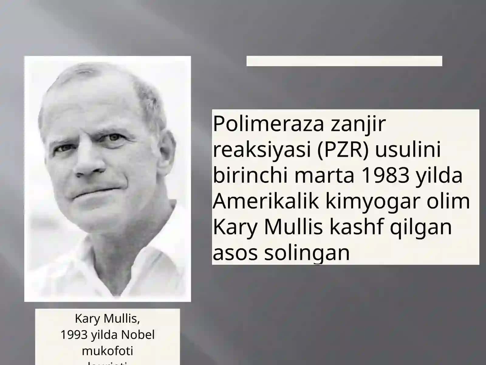 Polimeraza zanjir reaksiyasi (PZR) usuli 2