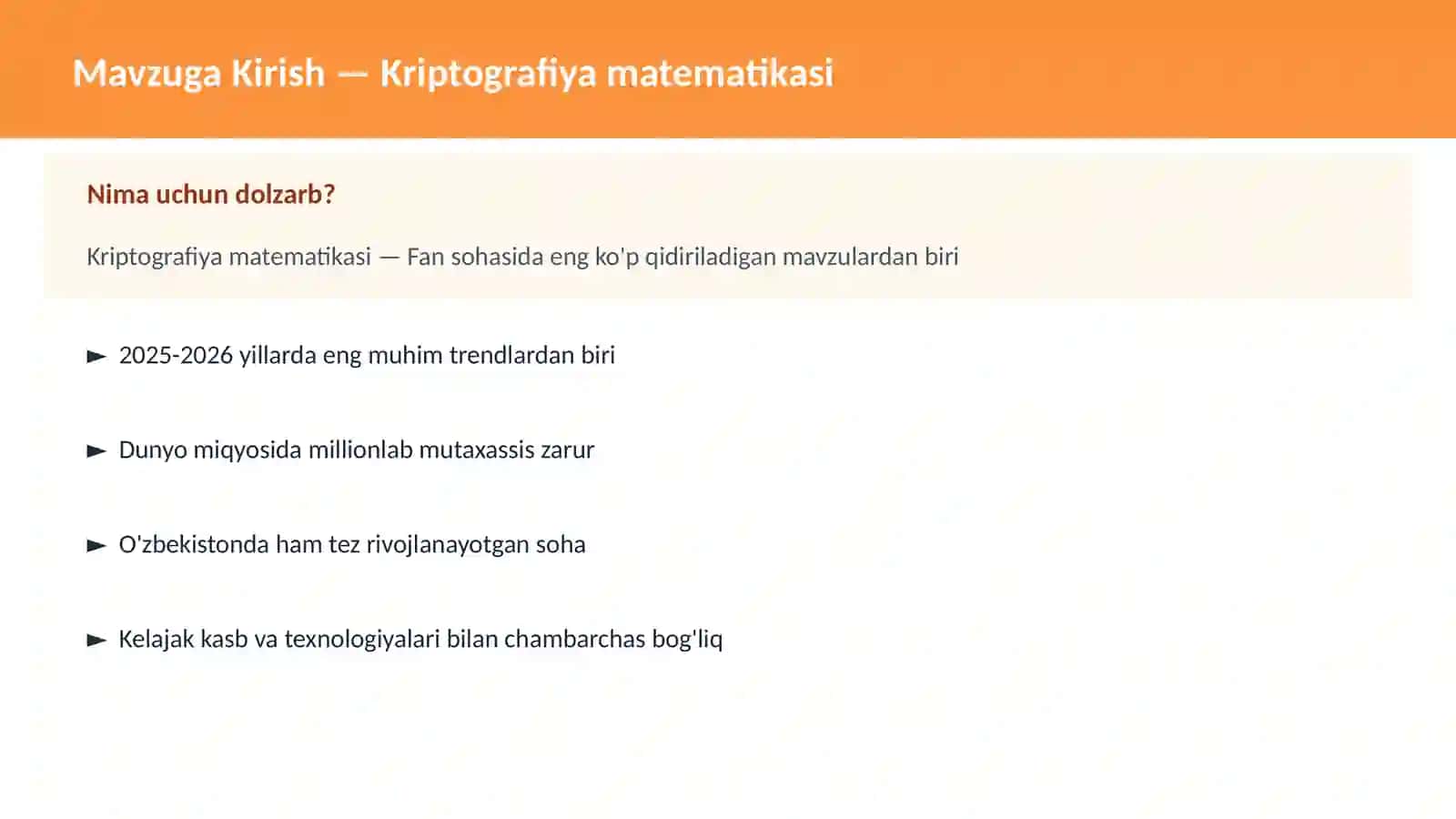 Kriptografiya matematikasi 2