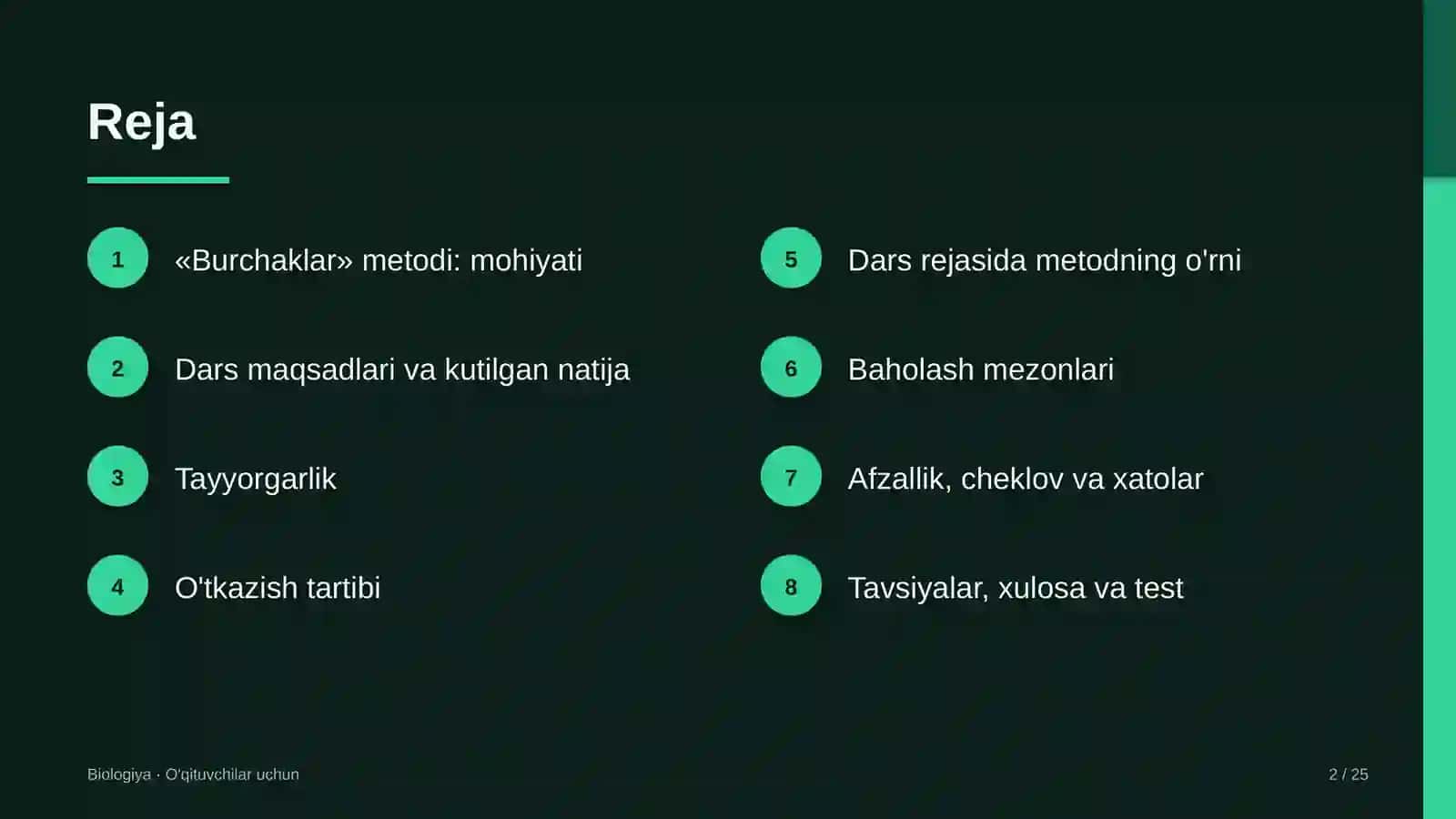 biologiya darslarida burchaklar metodidan foydalanish 1294 2