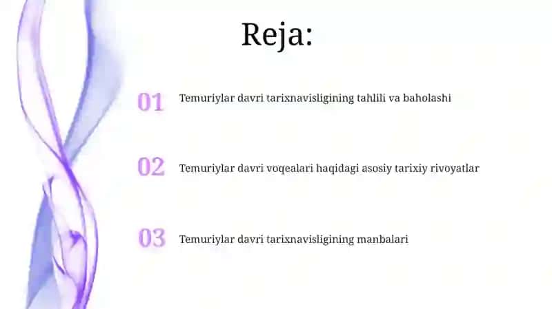 Temuriylar davri tarixshunosligi 2