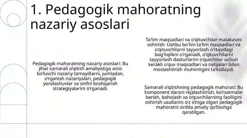 Pedagogik mahoratning nazariy asoslari 2