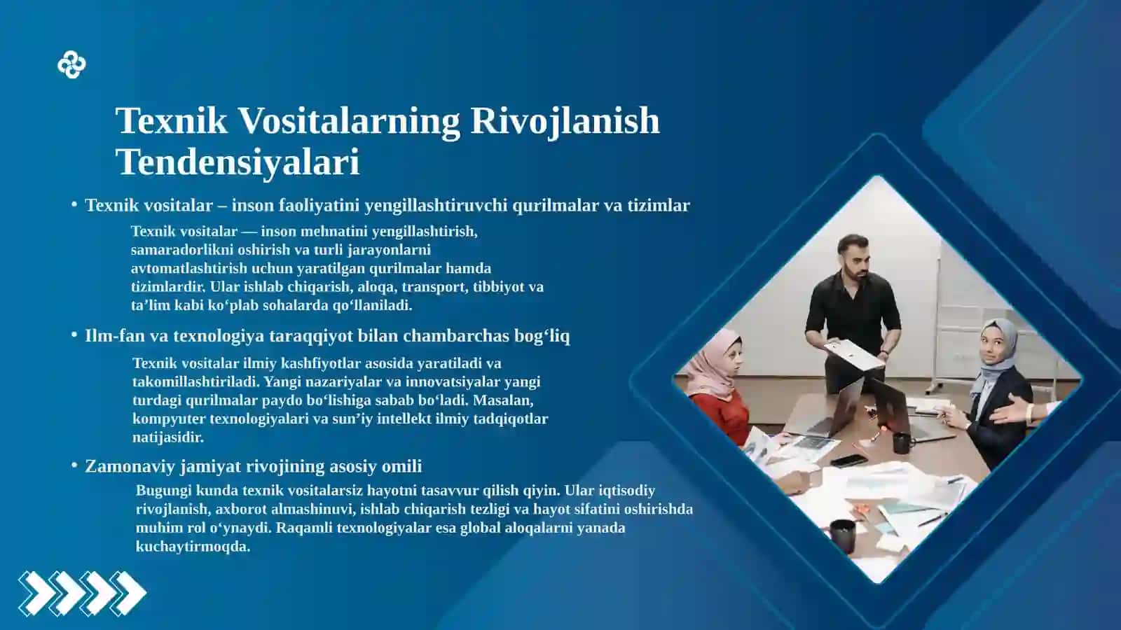 Texnik vositalarning rivojlanish tendensiyalari 2