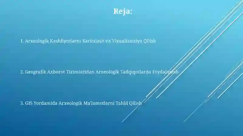 Arxeologya dala tadqiqot geoinfarmatsion tizimlardan foydalanish 2