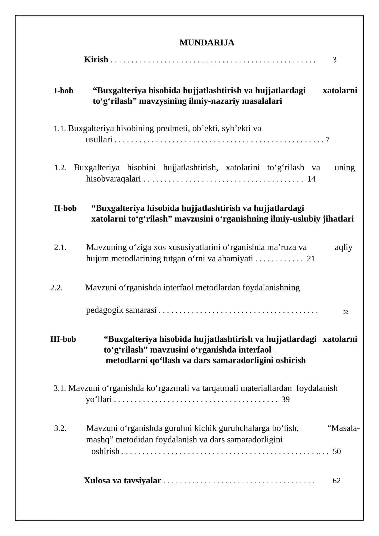 Buxgalteriya hisobida hujjatlashtirish va hujjatlardagi xatolarni to‘girlash mavzusini o‘rganishda qo‘llaniladigan interfaol metodlar 2
