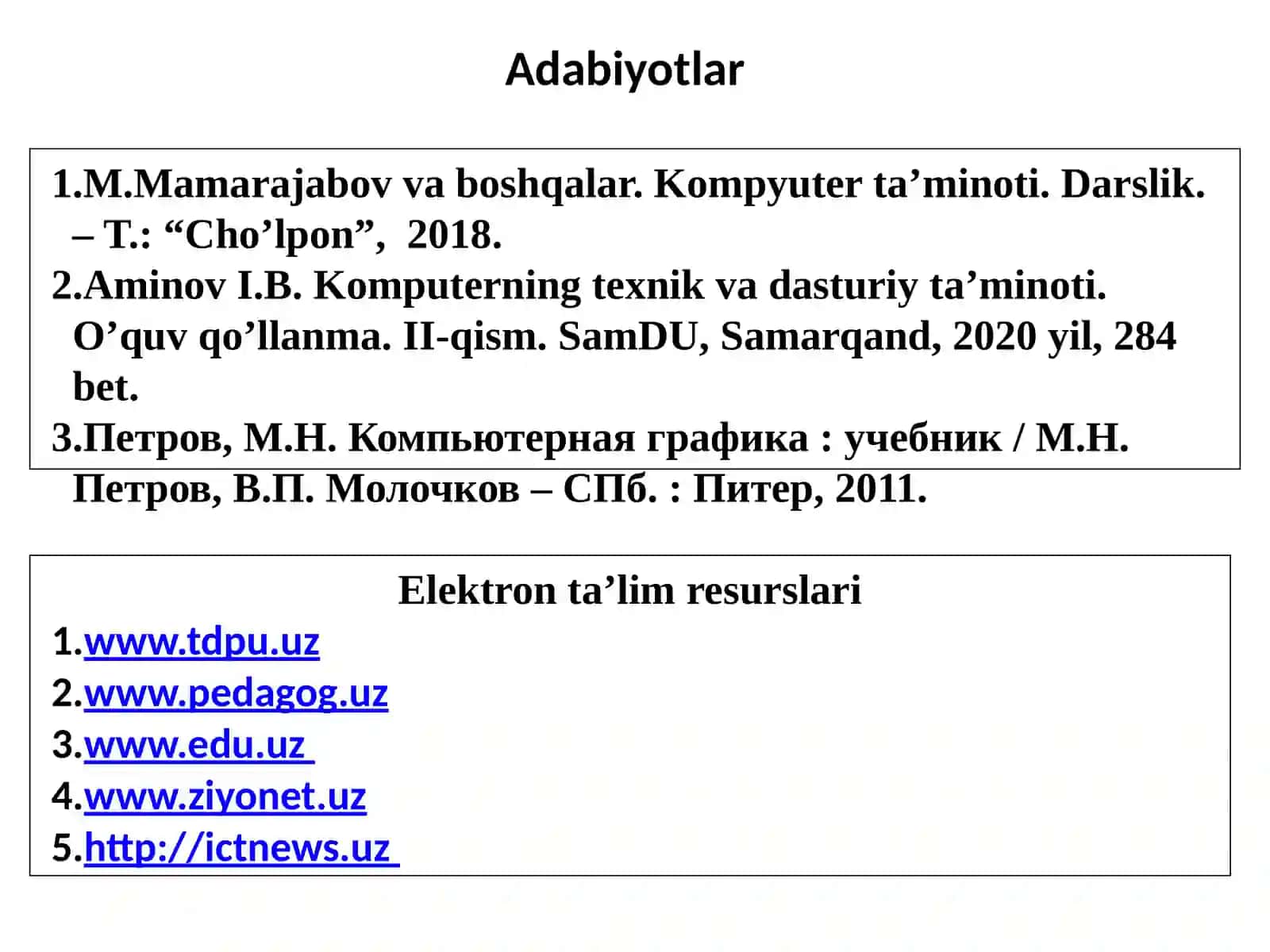 Kompyuterta’minoti 2